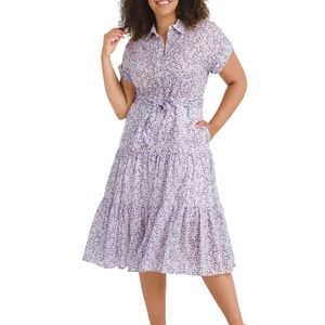 RALPH LAUREN Vilma Purple Dress